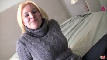 The chubby neighbor shows me her huge tits and her big ass